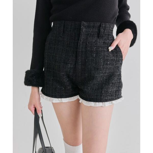 パンツ 美脚ショートパンツ レディース