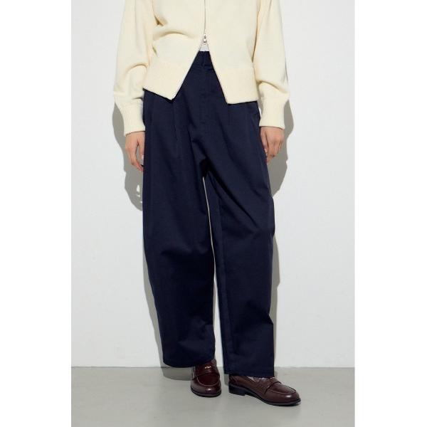 チノパン 「身長/骨格別着用画像あり」イージーチノカーブパンツ　秋服　冬服　ルーズ　リラックス レディース