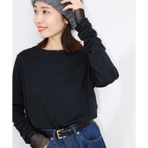 ZOZO問い合わせ番号:102036014ショップ:IENA，イエナブランド:SLOBE IENA，スローブイエナ商品名:《追加5》レイヤードスリーブロンTEEカテゴリ:トップス>Tシャツ/カットソーブランド品番:2507091251...