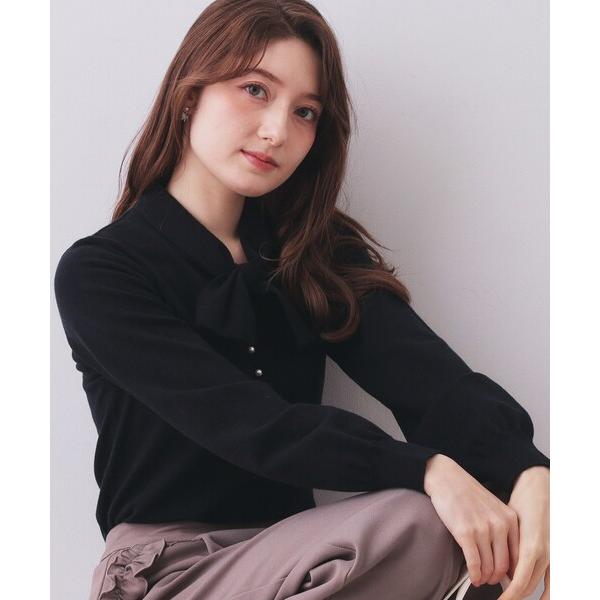 『タイムセール実施中』ZOZO問い合わせ番号:102036286ショップ:index，インデックスブランド:index，インデックス商品名:ヘンリーパールミニボウタイニット【洗濯機OK】カテゴリ:トップス>ニット/セーターブランド品番...