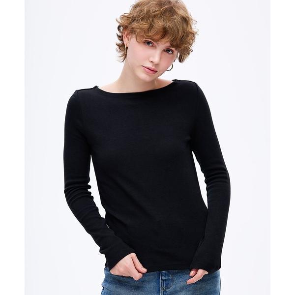 ZOZO問い合わせ番号:102037312ショップ:coca，コカブランド:coca（coca），コカ商品名:ボートネックロングTシャツカテゴリ:トップス>Tシャツ/カットソーブランド品番:26-250818001-20素材:綿95%...