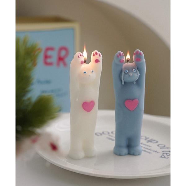 ZOZO問い合わせ番号:102140111ショップ:Vini，ヴィニブランド:Vini，ヴィニ商品名:猫のばんざい キャンドル / Cat Candleカテゴリ:インテリア>キャンドルブランド品番:VNS-ZA-2512-60-RTカ...