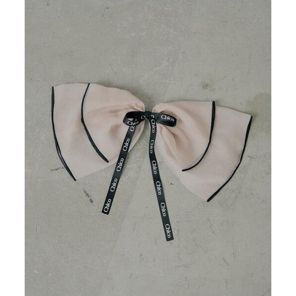 イヤリング シアーBIGリボンバレッタ レディース