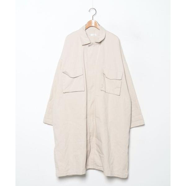 「CANAL JEAN」 「via.j」ステンカラーコート ONE SIZE ベージュ レディース