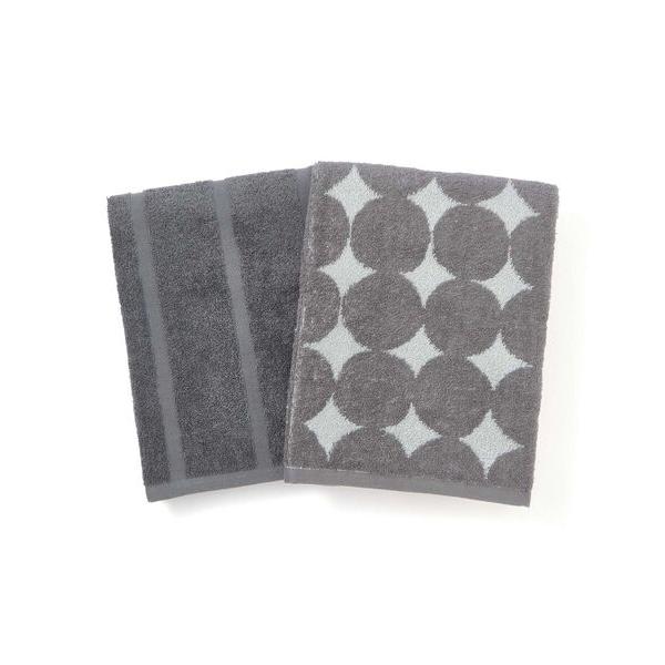 ZOZO問い合わせ番号:102218181ショップ:Francfranc，フランフランブランド:Francfranc，フランフラン商品名:ヴァレセットバスタオル ドット グレー 2枚セット 新生活 引っ越し 60×110cmカテゴリ:インテ...