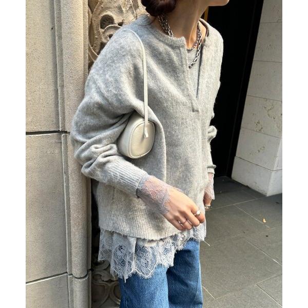 ZOZO問い合わせ番号:102219947ショップ:DouDou，ドゥドゥブランド:DouDou，ドゥドゥ商品名:ヘムレースロンTEEカテゴリ:トップス>Tシャツ/カットソーブランド品番:DDZ1061106A0018素材:(本体)コ...