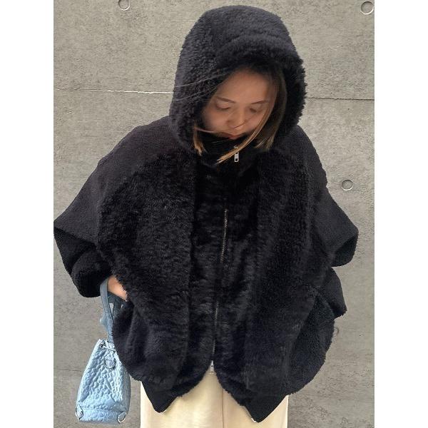 ブルゾン アウター ボア MULTIPLY FUR BLOUSON レディース