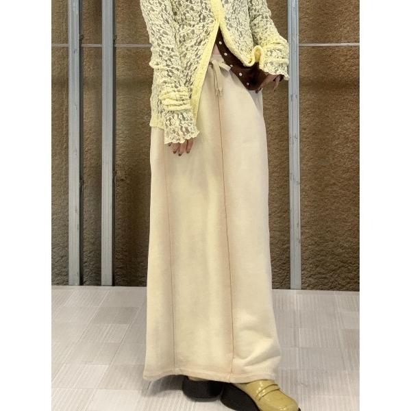 ロング スカート BLEACH DYE STRAIGHT SKIRT