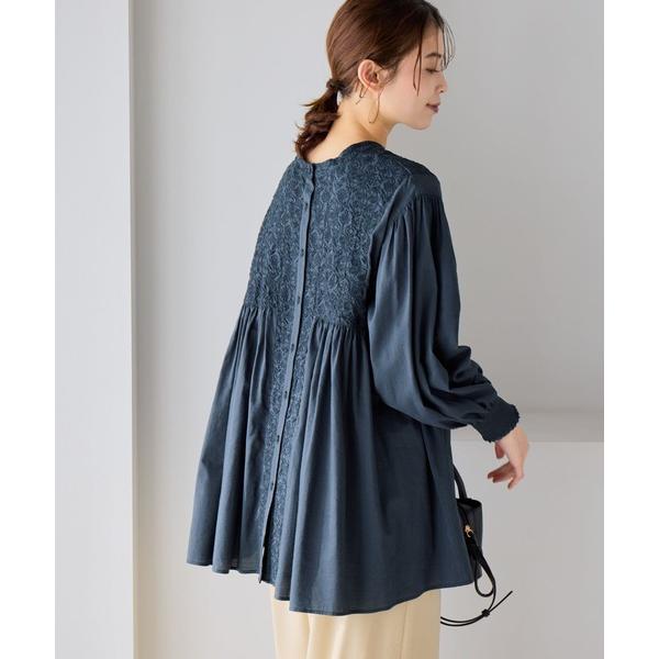 ZOZO問い合わせ番号:102259453ショップ:studio CLIP，スタディオクリップブランド:studio CLIP，スタディオクリップ商品名:ダブルフロントやわらか刺繍ブラウス《オケージョン2026SS》カテゴリ:トップス&gt...