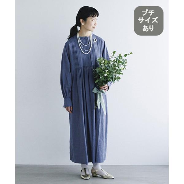 ZOZO問い合わせ番号:102259494ショップ:studio CLIP，スタディオクリップブランド:studio CLIP，スタディオクリップ商品名:《natural by clip》LRピンタックワンピース[プチサイズあり]カテゴリ:...