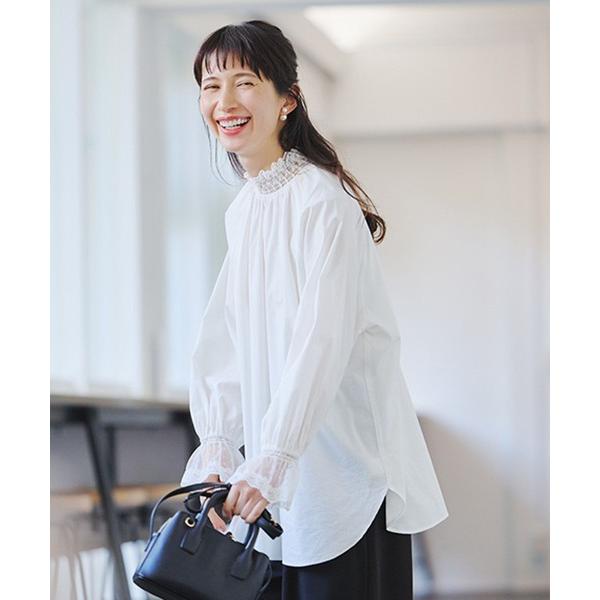 ZOZO問い合わせ番号:102260154ショップ:studio CLIP，スタディオクリップブランド:studio CLIP，スタディオクリップ商品名:ボリュームレーススリーブブラウス《オケージョン2026SS》カテゴリ:トップス>...