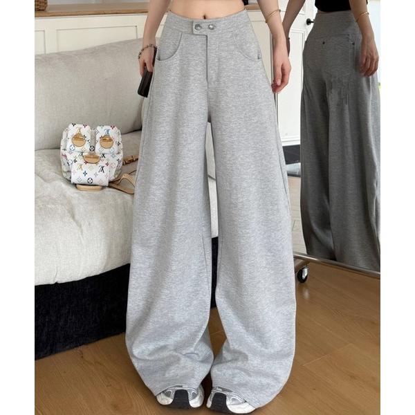 『タイムセール実施中』ZOZO問い合わせ番号:102264191ショップ:WEGO，ウィゴーブランド:WEGO，ウィゴー商品名:WEGO/【26SS新作】バレルレッグスウェットパンツカテゴリ:パンツ>スウェットパンツブランド品番:DF...