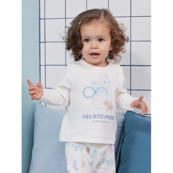 ※このアイテムは返品・交換対象外商品です。ZOZO問い合わせ番号:102306653ショップ:gelato pique，ジェラート　ピケブランド:gelato pique，ジェラートピケ商品名:【BABY】ウォッシングアニマルワンポイントロ...