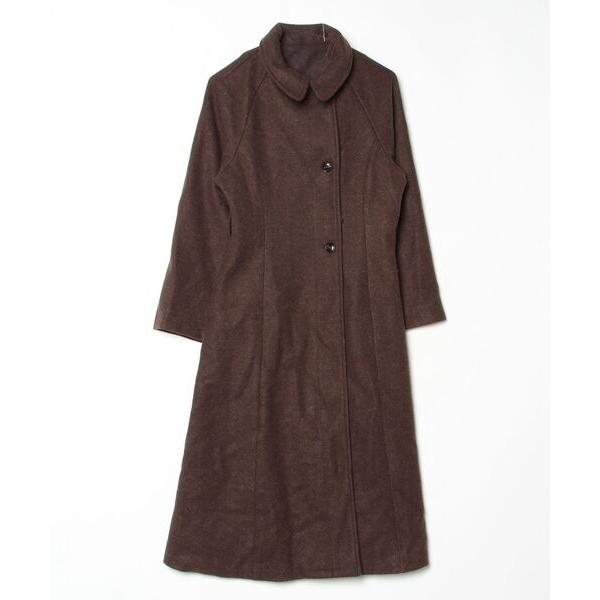 「Louere」 ステンカラーコート SMALL ブラウン レディース