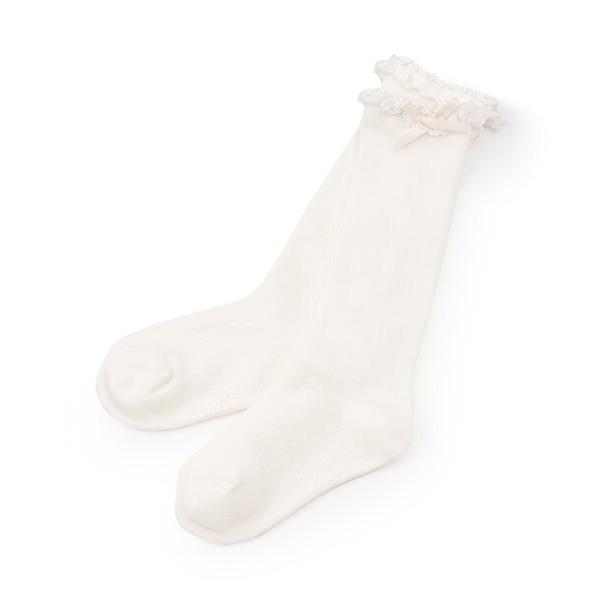 ※このアイテムは返品・交換対象外商品です。ZOZO問い合わせ番号:102376850ショップ:petit main，プティマインブランド:petit main，プティマイン商品名:リボンつきハイソックスカテゴリ:レッグウェア>ソックス...