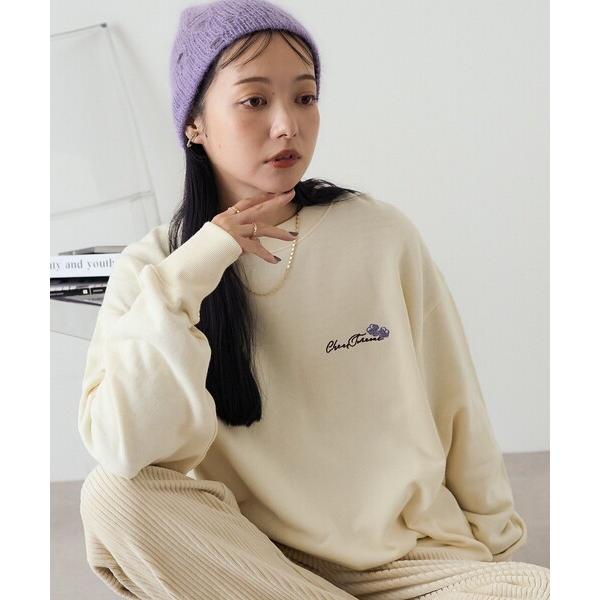 「FREAK'S STORE」 スウェットカットソー フリ- オフホワイト レディース
