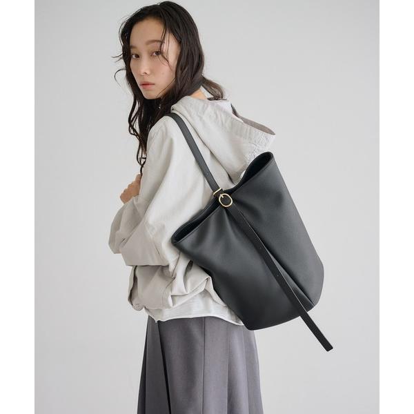 トートバッグ 「牛革」2WAYワンハンドルバケツトートバッグ レディース