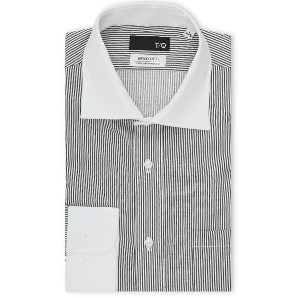 『タイムセール実施中』ZOZO問い合わせ番号:102453824ショップ:TAKA-Q，タカキューブランド:TAKA-Q，タカキュー商品名:【綿100% ノンアイロン】タカキュー ワイドカラー ビジネスドレス長袖シャツカテゴリ:トップス&g...