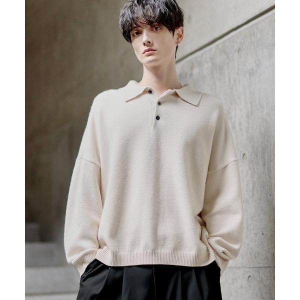 ZOZO問い合わせ番号:102455015ショップ:ASTRONOMY，アストロノミーブランド:ETELIO，エテリオ商品名:【マシンウォッシャブル】リラックスフィットシルキータッチもちもちポロニットカテゴリ:トップス>ニット/セータ...