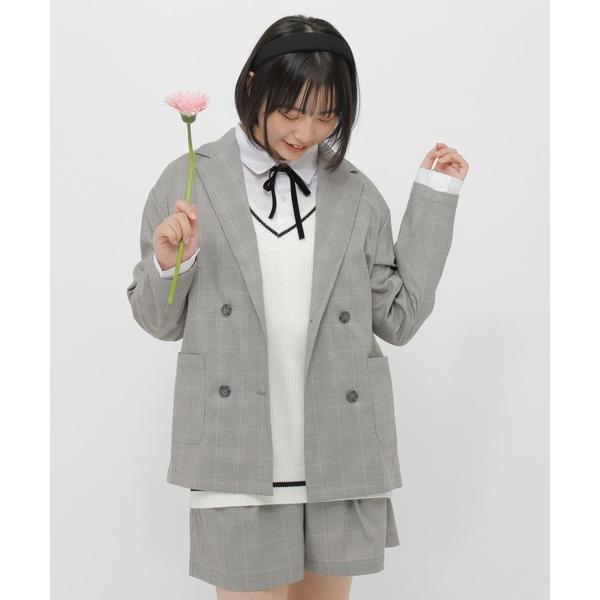 ZOZO問い合わせ番号:102542613ショップ:GLOBAL WORK，グローバルワークブランド:GLOBAL WORK，グローバルワーク商品名:おめかし2SETジャケット＊ショートパンツ/AND YUA ANY/647262カテゴリ:...