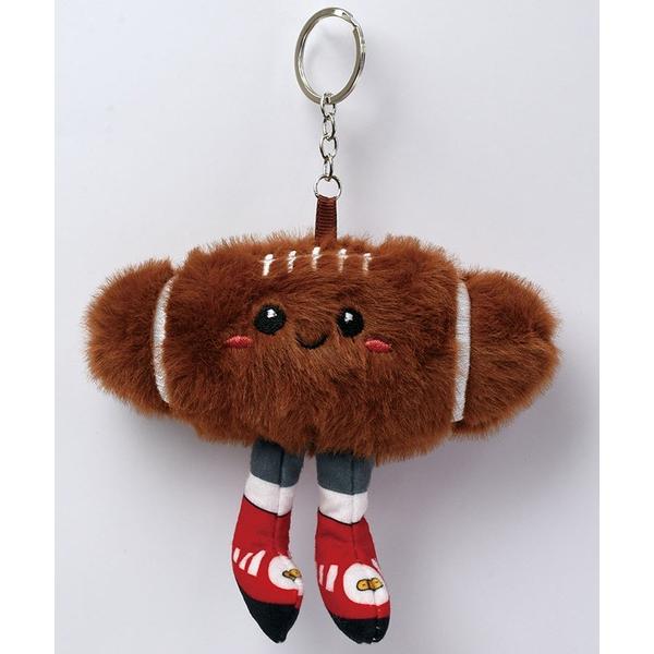 チャーム スポーツボール モチーフ ふわふわキーホルダー（バッグチャーム） バスケ アメフト サッカー メンズ レディース
