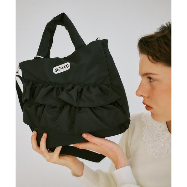 ZOZO問い合わせ番号:102582270ショップ:VIS，ビスブランド:OUTDOOR PRODUCTS，アウトドアプロダクツ，VIS，ビス商品名:【OUTDOOR PRODUCTS】VIS別注2WAYフリルトートバッグカテゴリ:バッグ&...