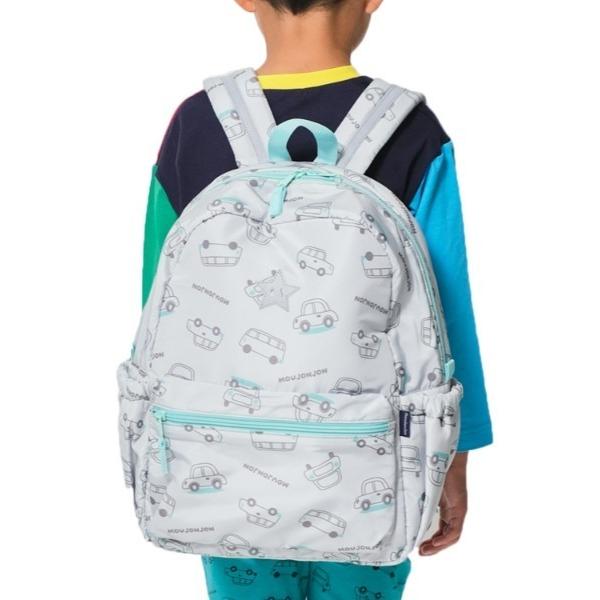 ZOZO問い合わせ番号:102582282ショップ:こどもの森e-shop，コドモノモリイーショップブランド:moujonjon，ムージョンジョン商品名:いちご・車総柄リュックカテゴリ:バッグ>バックパック/リュックブランド品番:M1...