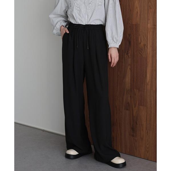 パンツ レザードロストワイドパンツ レディース