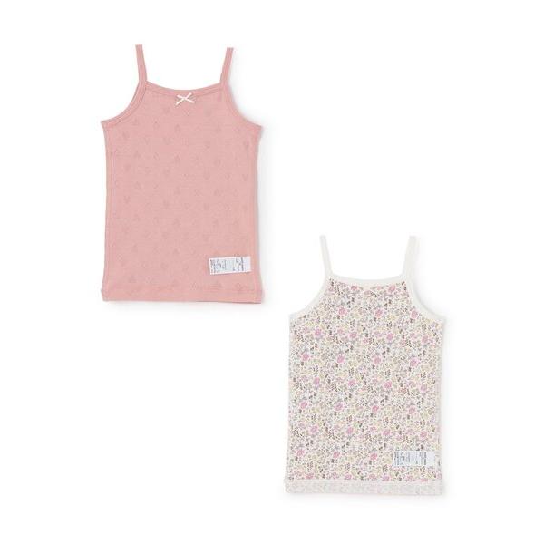 ※このアイテムは返品・交換対象外商品です。ZOZO問い合わせ番号:102661282ショップ:petit main，プティマインブランド:petit main，プティマイン商品名:【弱酸性】女児キャミ肌着2Pカテゴリ:アンダーウェア>...