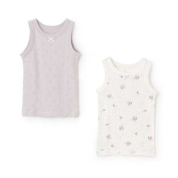 ※このアイテムは返品・交換対象外商品です。ZOZO問い合わせ番号:102661283ショップ:petit main，プティマインブランド:petit main，プティマイン商品名:【弱酸性】女児タンク肌着2Pカテゴリ:アンダーウェア>...