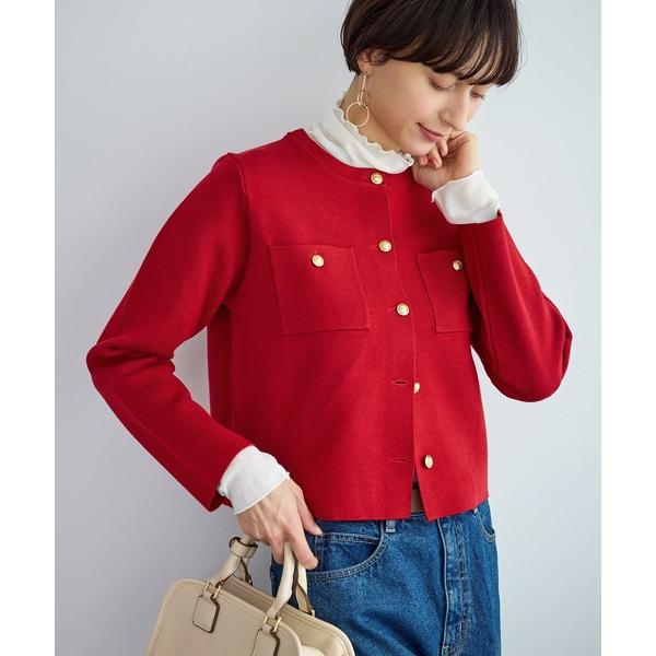 ZOZO問い合わせ番号:102741412ショップ:ROPE' PICNIC，ロぺピクニックブランド:ROPE' PICNIC，ロペピクニック商品名:ミラノリブ金ボタンニットカーディガンカテゴリ:トップス>カーディガン/ボレロブランド...