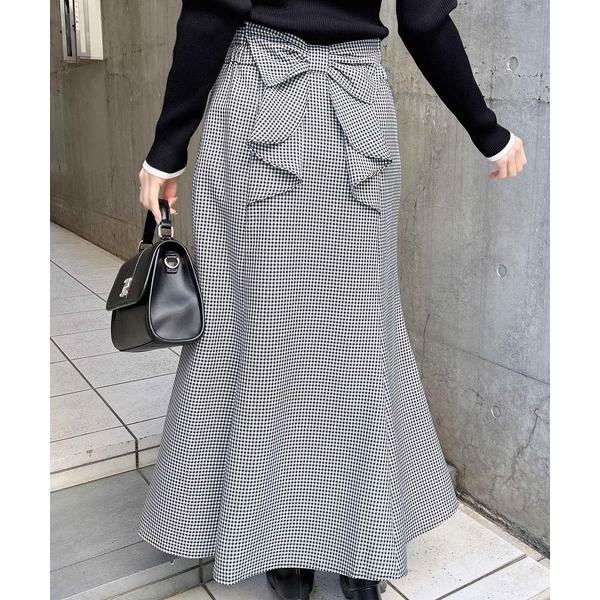 ZOZO問い合わせ番号:102967713ショップ:INGNI，イングブランド:INGNI，イング商品名:バックリボンマーメイドスカートカテゴリ:スカート>スカートブランド品番:1261-300084素材:ポリエステル100%原産国:...