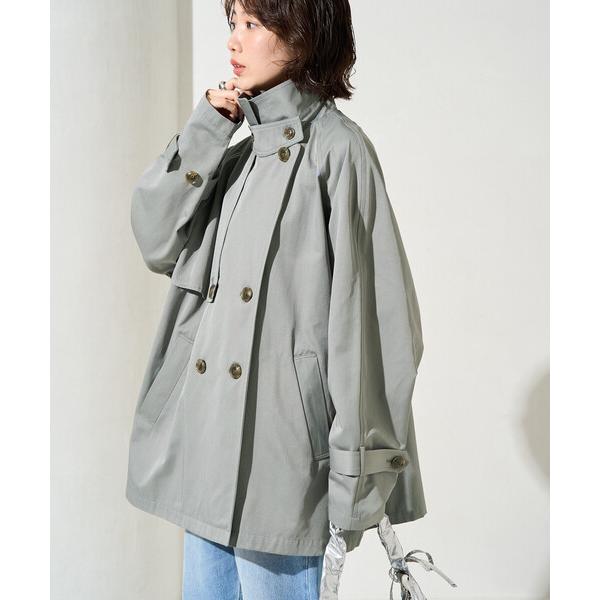 ZOZO問い合わせ番号:103005622ショップ:FREAK'S STORE，フリークスストアブランド:FREAK'S STORE，フリークスストア商品名:限定展開　ショート トレンチカテゴリ:ジャケット/アウター>トレンチコートブ...