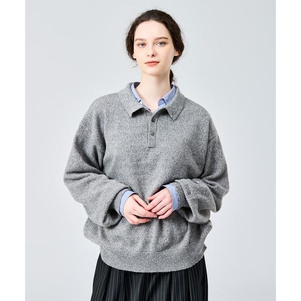 ZOZO問い合わせ番号:103006393ショップ:epnok，エプノックブランド:WETTEMPT，ウィテンプト商品名:MERANGE KNIT POLO / メランジニットポロカテゴリ:トップス>ニット/セーターブランド品番:64...