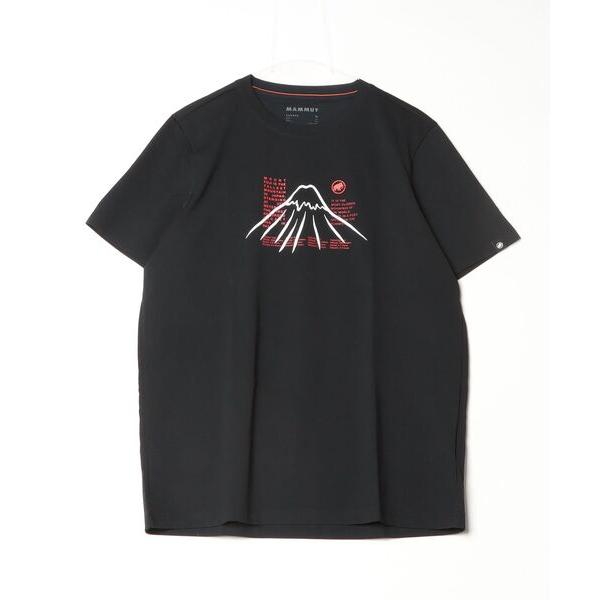 tシャツ QD 富士山 プリント Tシャツ アジアンフィット / QD Fujiyama Print T-Shirt AF メンズ レディース