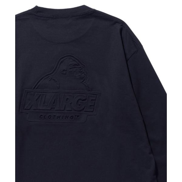 ZOZO問い合わせ番号:103047584ショップ:XLARGE，エクストララージブランド:XLARGE，エクストララージ商品名:EMBOSSED SLANTED OG L/S TEEカテゴリ:トップス>Tシャツ/カットソーブランド品...