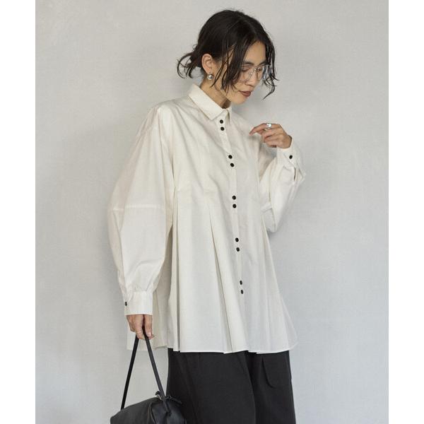 ブラウス シャツ Firsthand/ファーストハンド ボックスタック バルーンスリーブ ロングスリーブシャツ レディース