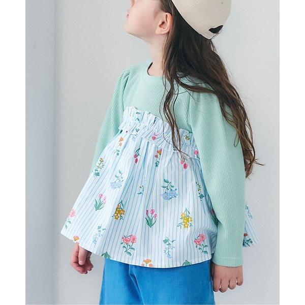 『タイムセール実施中』ZOZO問い合わせ番号:103122977ショップ:F.O.Online Store，エフオーオンラインストアブランド:apres les cours，アプレレクール商品名:ワッフルフリルドッキングトップス_ジュニア対...