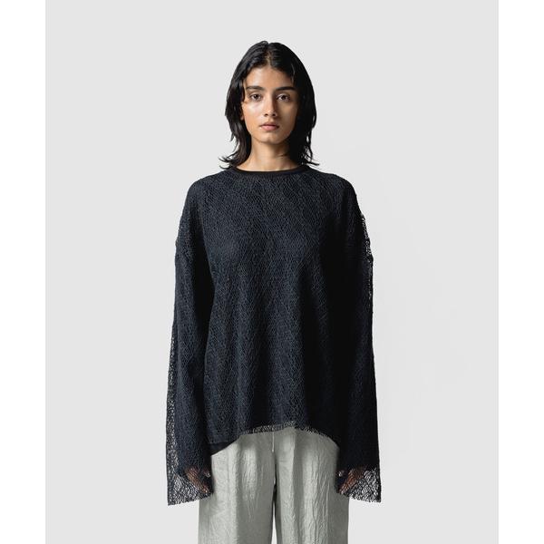 tシャツ muller of yoshiokubo ミュラーオブヨシオクボ / SPIDERWEB REVERSIBLE TOP スパイダーウェブリバーシブルトップス / MLS26217 レディース