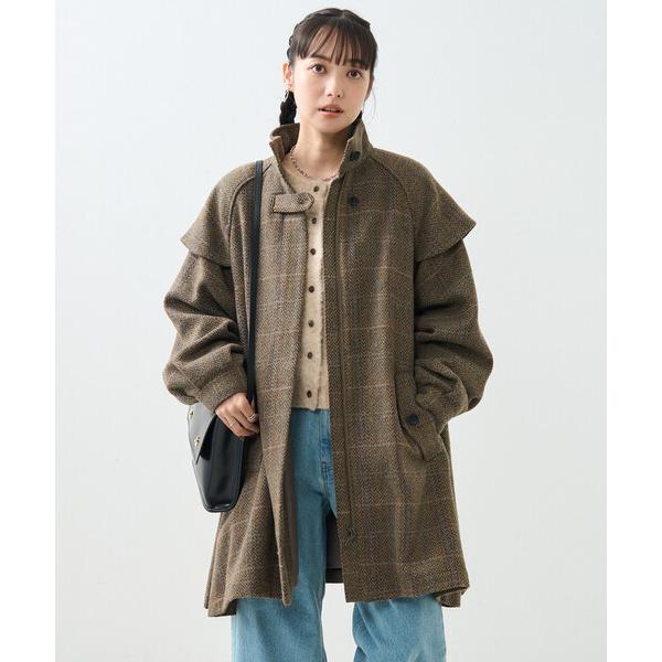「FREAK'S STORE」 ステンカラーコート フリ- ブラウン レディース