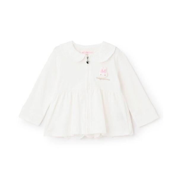 ※このアイテムは返品・交換対象外商品です。ZOZO問い合わせ番号:103198977ショップ:NARUMIYA ONLINE，ナルミヤ オンラインブランド:mezzo piano，メゾピアノ商品名:ウサギマスコットつきうさ耳ジップパーカカテ...