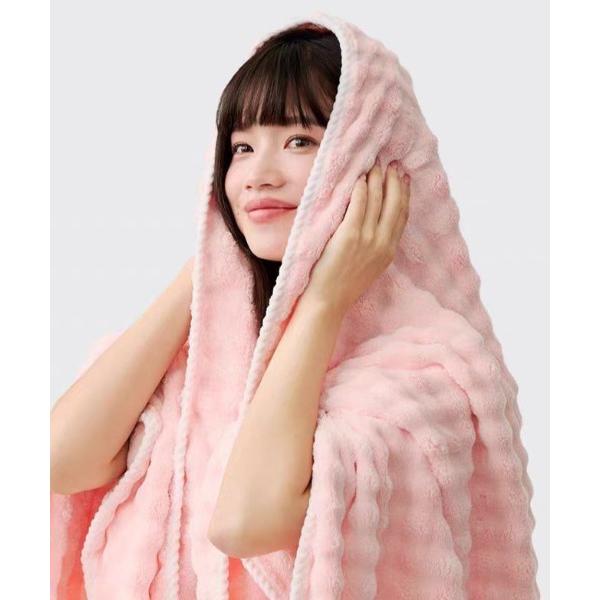 タオル 「2Pセット」ぽこぽこ ふわふわ バスタオル × フェイスタオルセット 70×140 / 35×75