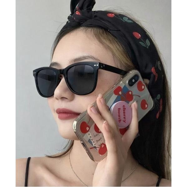 サングラス uvカット 「折り畳み可能」「UVカット」カラーレンズ ウェリントン サングラス コンパクト レディース