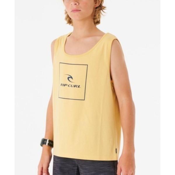 タンクトップ 肌着 「RIPCURL（リップカール）」CORP ICON TANK -BOY　キッズ　フロントロゴ　タンクトップ キッズ 子供服 男の子 女の子