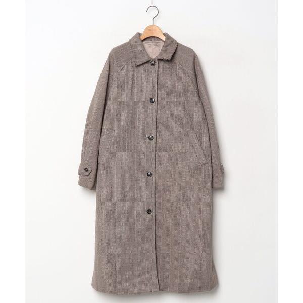「callautia」 ステンカラーコート MEDIUM ブラウン レディース