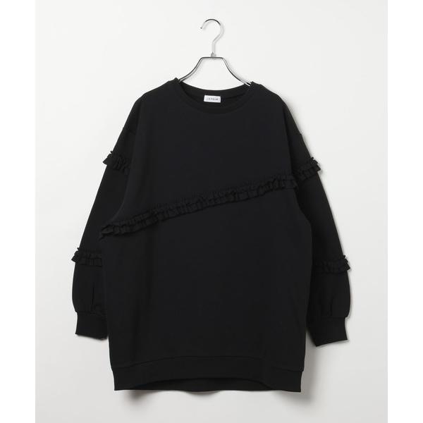 ZOZO問い合わせ番号:103275862ショップ:LEPSIM，レプシィムブランド:LEPSIM，レプシィム商品名:フリル裏毛チュニック　639456カテゴリ:ワンピース/ドレス>チュニックブランド品番:639456素材:本体：綿6...