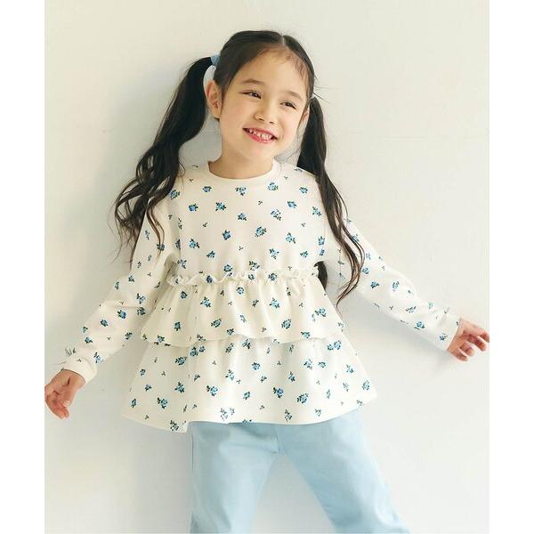 『タイムセール実施中』ZOZO問い合わせ番号:103312099ショップ:F.O.Online Store，エフオーオンラインストアブランド:apres les cours，アプレレクール商品名:袖リボンティアードペプラムトップス_ジュニア...