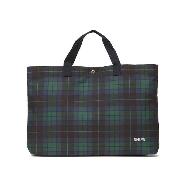 ZOZO問い合わせ番号:103312500ショップ:SHIPS KIDS，シップス キッズブランド:SHIPS，シップス商品名:SHIPS KIDS:オリジナル タータンチェック レッスン トートバッグカテゴリ:バッグ>ショルダーバッ...