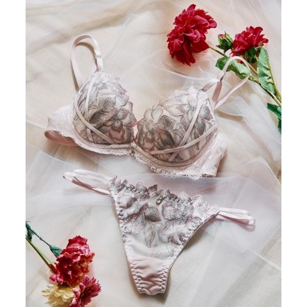 ブラジャー ショーツセット レディアントペダルブラジャー＆Tバックショーツセット