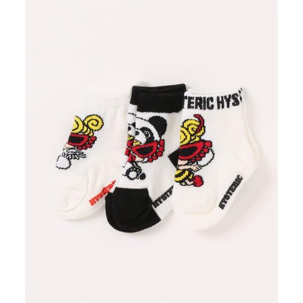 ※このアイテムは返品・交換対象外商品です。ZOZO問い合わせ番号:103313898ショップ:HYSTERIC MINI，ヒステリックミニブランド:HYSTERIC MINI，ヒステリックミニ商品名:MINI ALLSTAR ベビー3Pソッ...